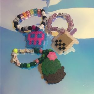 3-Piece Rave Kandi Bracelets - Small sized set
